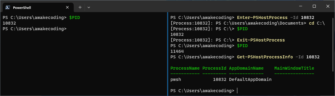 PowerShell Host IPC Quick Start